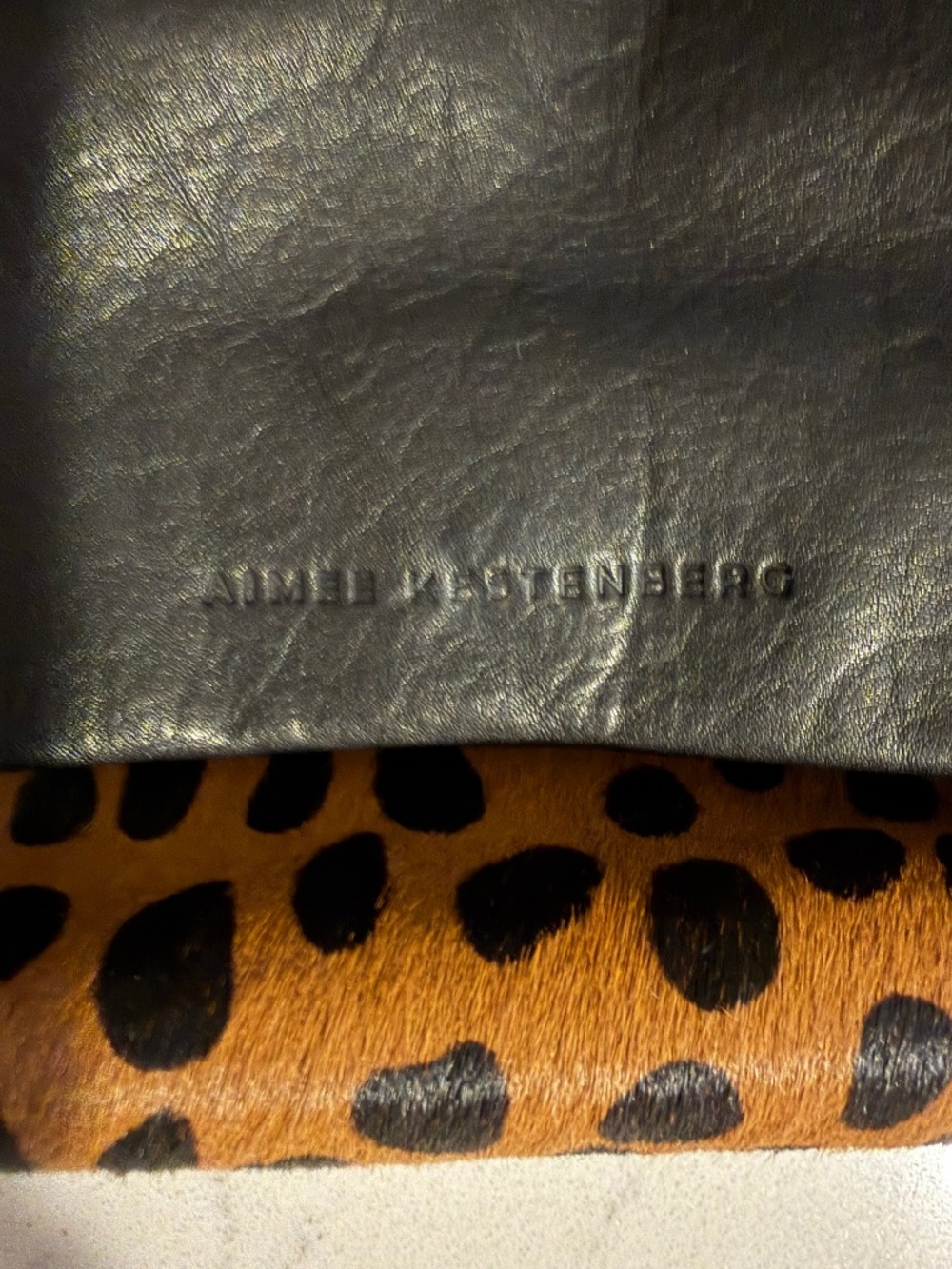 Aimee Kestenberg Mini Leather Leopard Print Crossbody